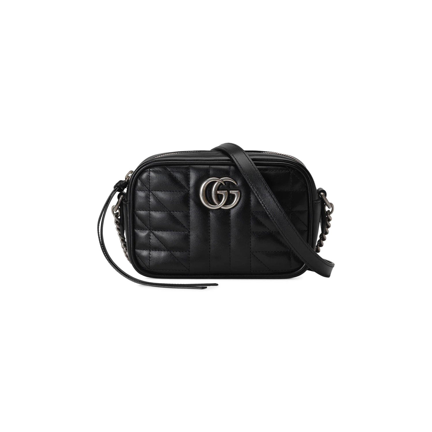 Taška cez rameno Gucci GG Marmont Mini Shoulder Bag Čierna | 634936 UM8BN 1000, 1