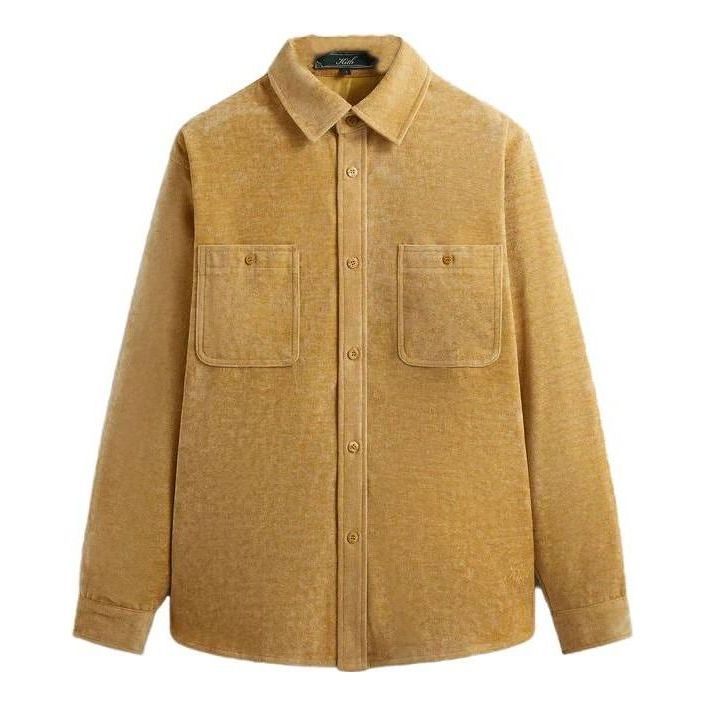 Košeľa KITH KITH Apollo Chenille Shirt Žltá | KHM031421-730, 0