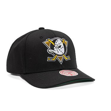 Šiltovka Mitchell & Ness NHL Team Ground 2.0 Pro Snapback Anaheim Ducks Black Čierna | HHSS5370-ADUYYPPPBLCK, 0