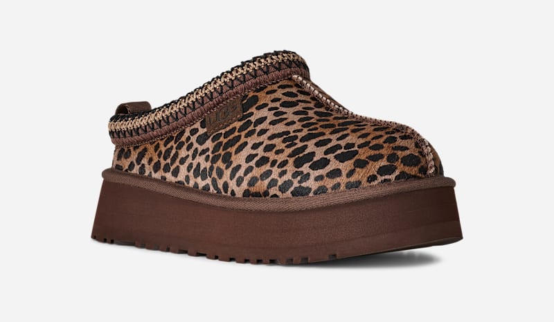 Tenisky a topánky UGG Tazz Caspian Cow Hair Slippers Hnedá | 1178430-BCDR, 1