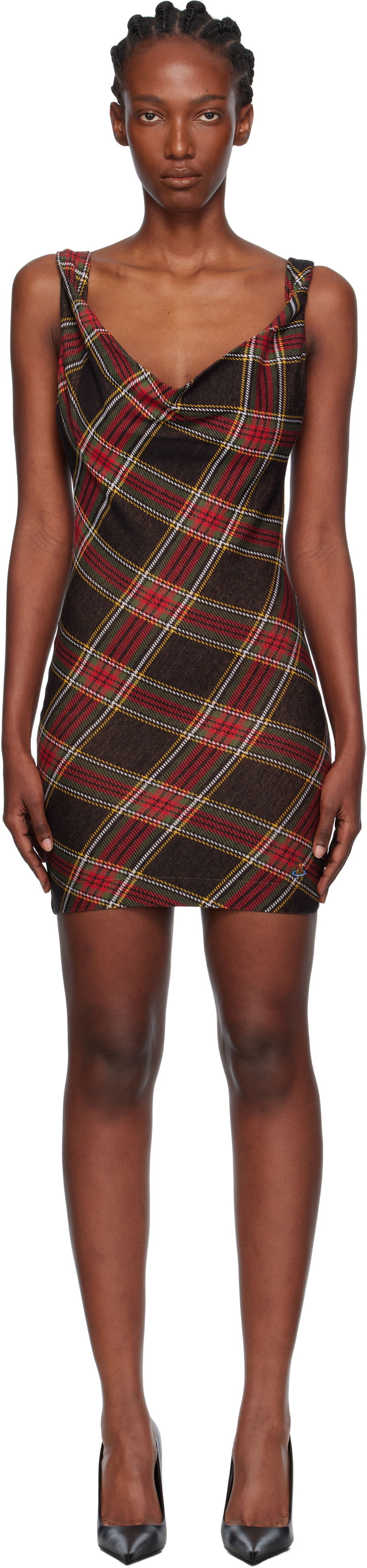 Šaty Vivienne Westwood Vivienne Westwood Anna Plaid Pencil Minidress Rôznofarebný | 1601004T-J009T-, 0