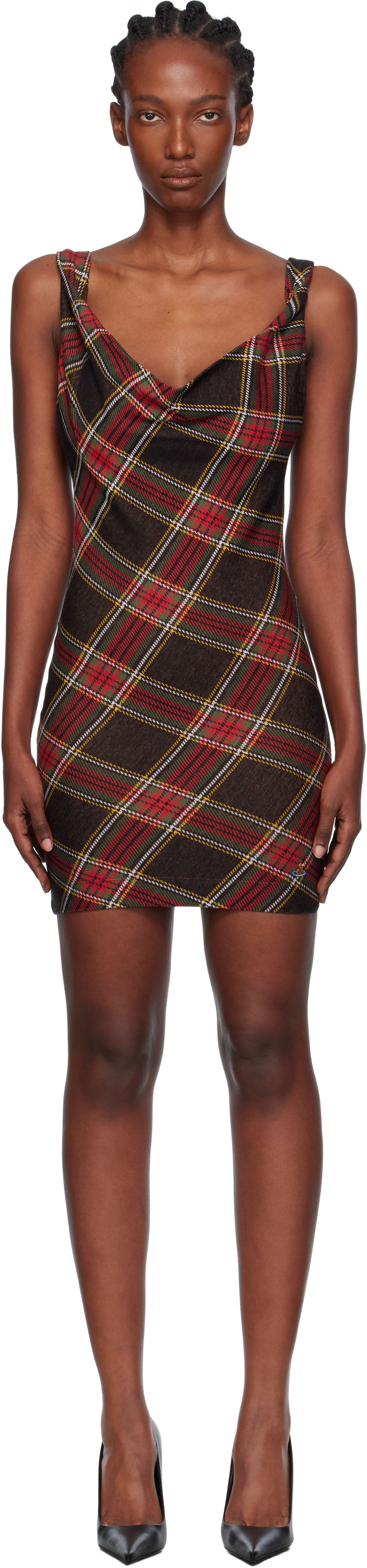Šaty Vivienne Westwood Vivienne Westwood Anna Plaid Pencil Minidress Rôznofarebný | 1601004T-J009T-