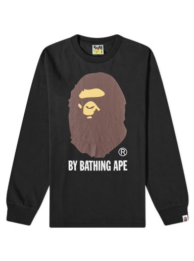 Tričko BAPE Long Sleeve Tee Čierna | 001LTI801012M-BLK