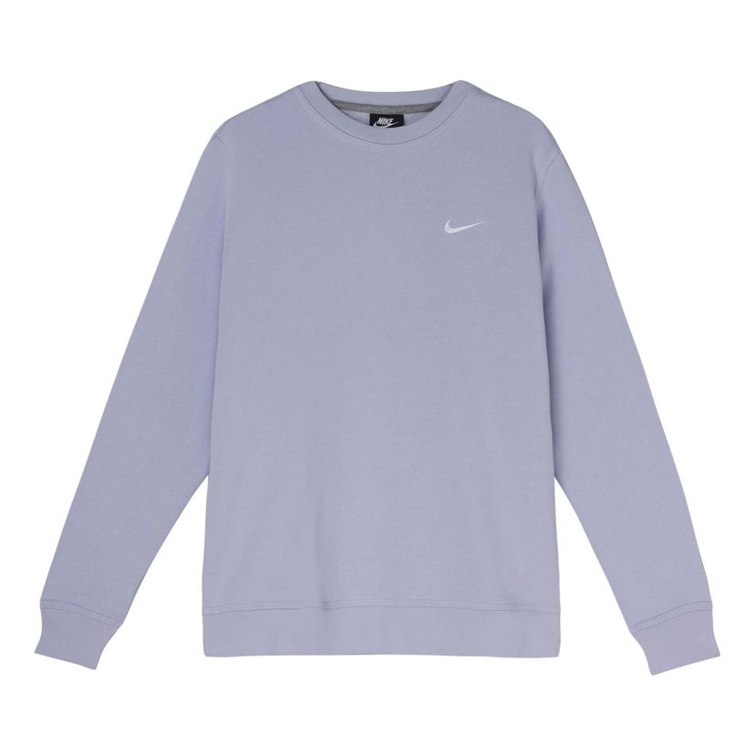 Sveter Nike Solid Color Embroidered Logo Sweatshirt Fialová | 916609-539