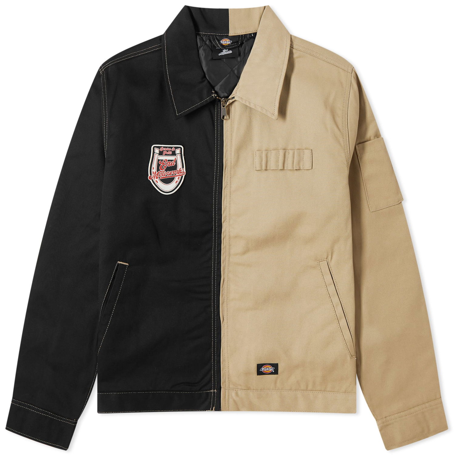 Bunda Dickies END. x 'Motorworks' Eisenhower Jacket Čierna | DK0A4YVS, 0