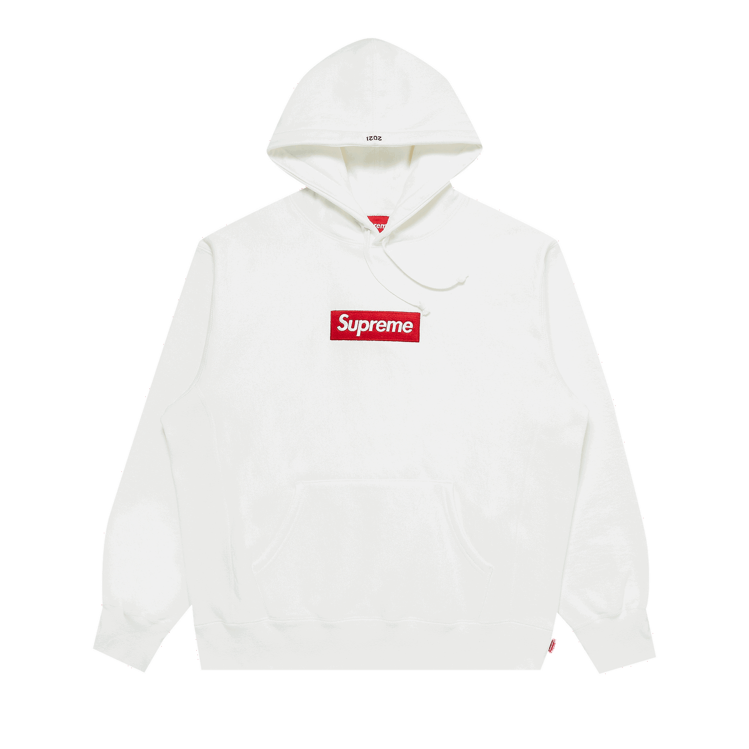 Mikina Supreme Box Logo Hooded Sweatshirt Biela | FW21SW35 WHITE, 0