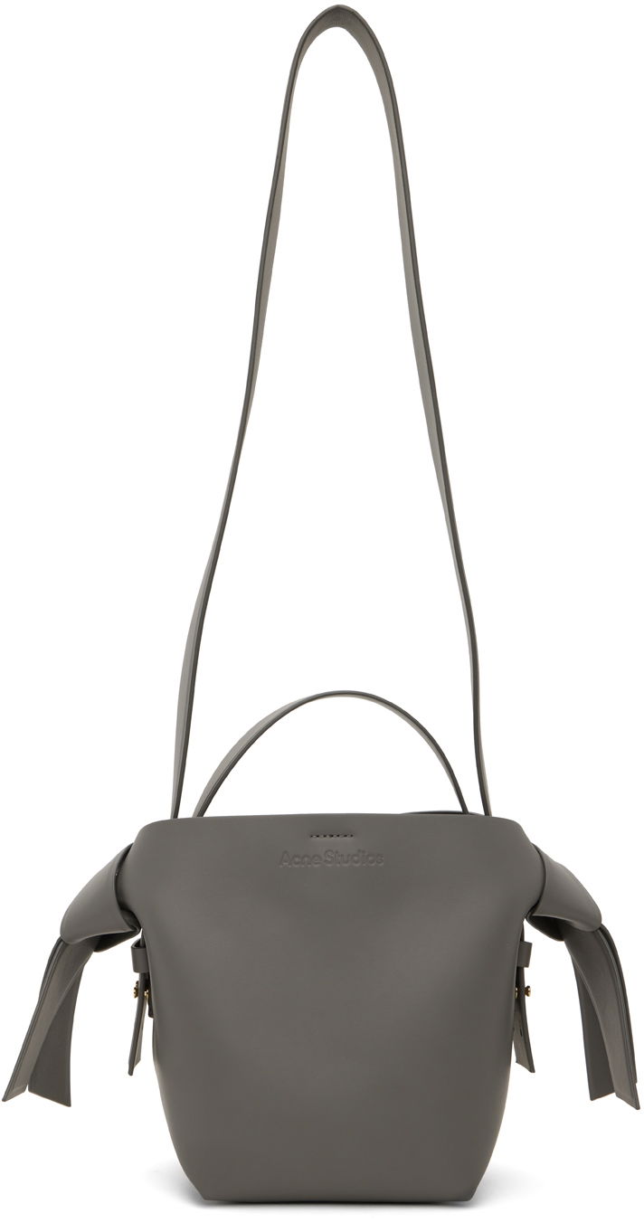 Taška cez rameno Acne Studios Mini Musubi Shoulder Bag Šedá | A10093-, 0