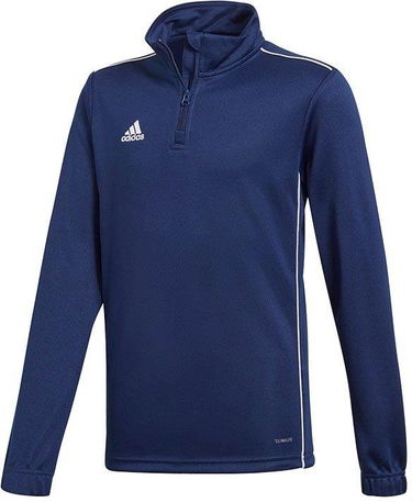 Mikina adidas Originals CORE18 Training 1/4 Zip Top Modrá | cv4139, 0
