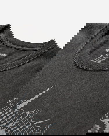 Tričko Neighborhood Washed Longsleeve T-Shirt with Skull Graphic and Gothic Sleeves Čierna | 252PCNH-LT15 BLACK, 3