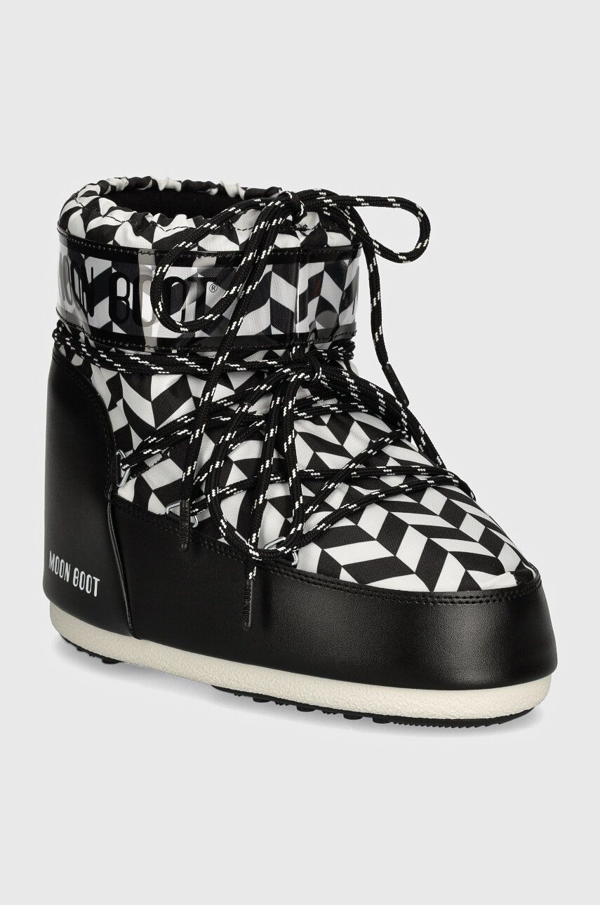 Tenisky a topánky Moon Boot MB ICON LOW OPTICAL Boots Čierna | 80D1409550.NA02, 0
