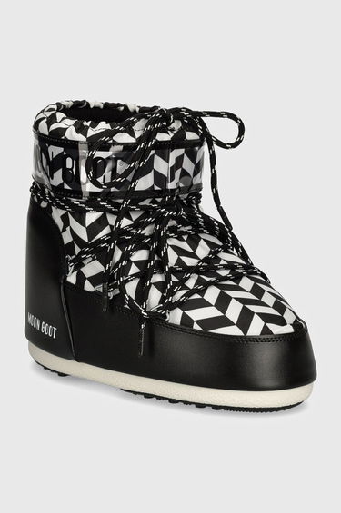 Tenisky a topánky Moon Boot MB ICON LOW OPTICAL Boots Čierna | 80D1409550.NA02, 0