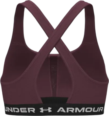 Podprsenka Under Armour Under Armour Crossback Mid Sports Bra Vínová | 1361034-661, 1