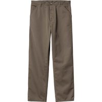 Nohavice Carhartt WIP Simple Pant Barista Hnedá | I020075.1NI02, 0