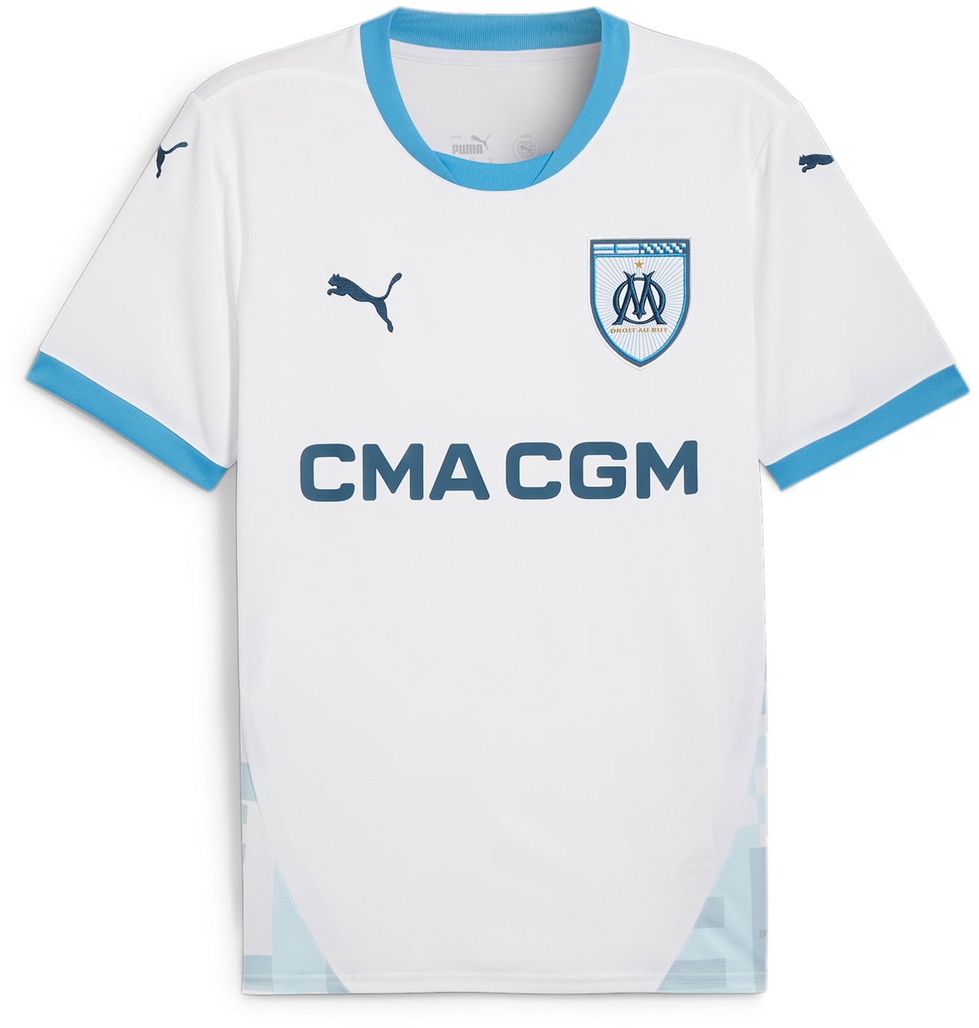 Dres Puma OM Home Jersey Replica 2024/25 Biela | 775286-01, 0