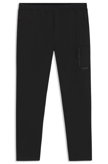 Súprava BOSS Regular-Fit Tracksuit Bottoms with Reflective Details Čierna | 50543913