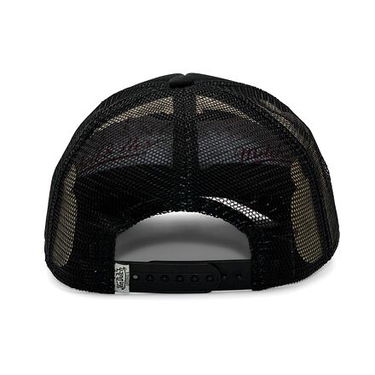 Šiltovka Von Dutch Von Dutch Trucker Flora Polyester Foam Cap Čierna | VD-7030851, 2