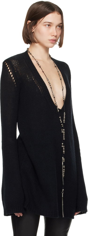 Náhrdelník Ann Demeulemeester Carolina Black Tunic Sweater Čierna | 2202-W-KN56-FA216-099, 1