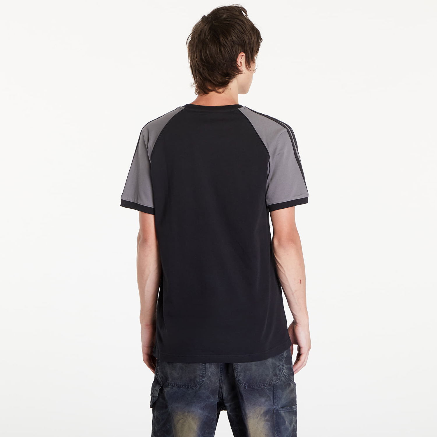 Tričko adidas Originals Cb 3-Stripes Tee Black/ Grey Four Čierna | IW5818, 1