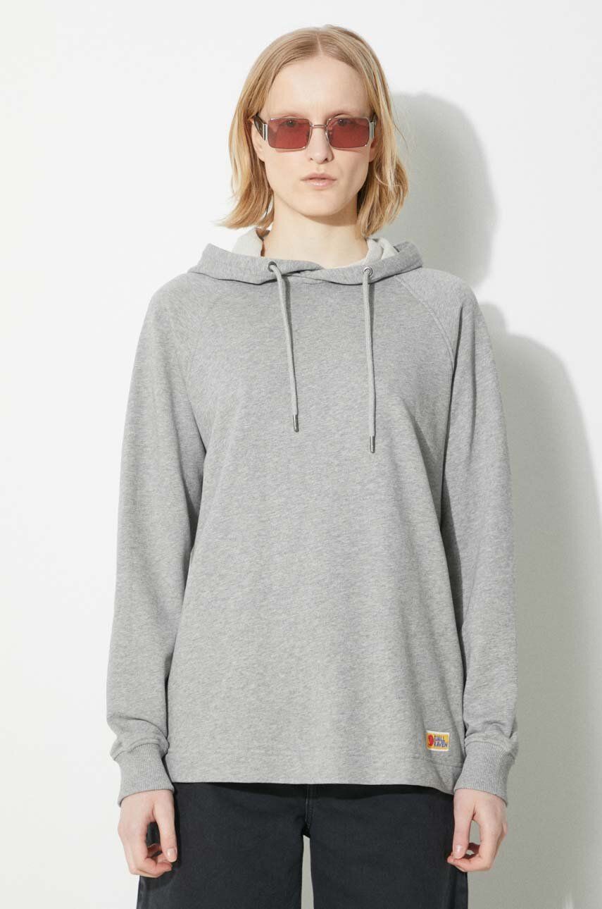 Mikina FJÄLLRÄVEN Hoodie Women's Grey Šedá | F86987.020.999, 0