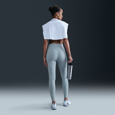 Fľaše Nike One Fitted High-Waisted Leggings Metalická | HV6956-440, 4