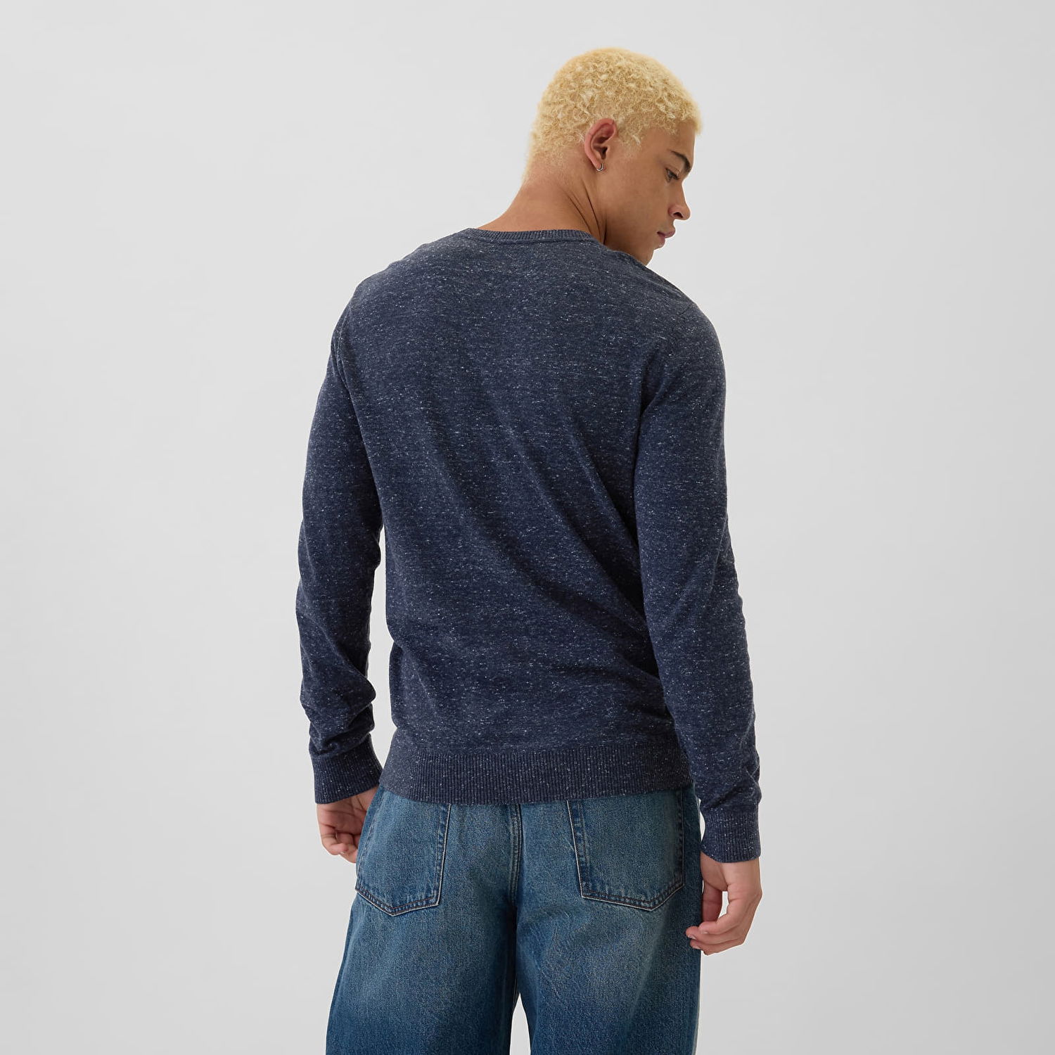 Sveter GAP Sweater Core Cotton Crew Navy M Čierna | 498141-06, 1