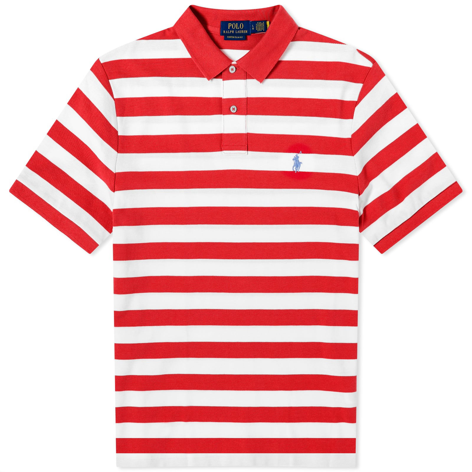 Bold Stripe Polo Shirt