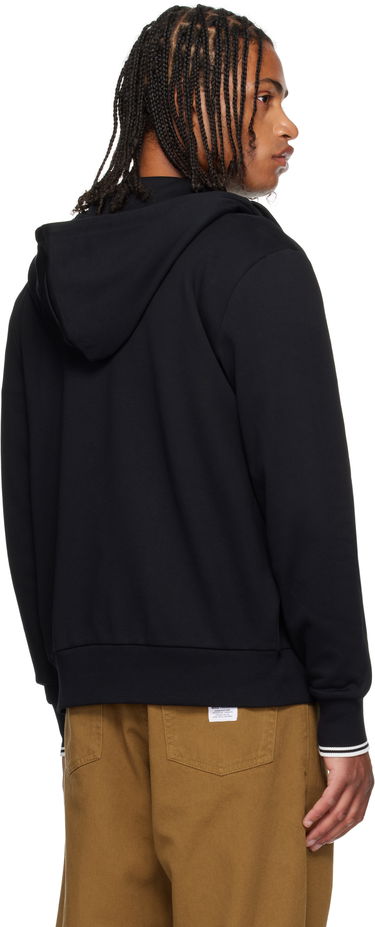 Mikina Fred Perry Zip Through Hoodie Čierna | J7536, 2