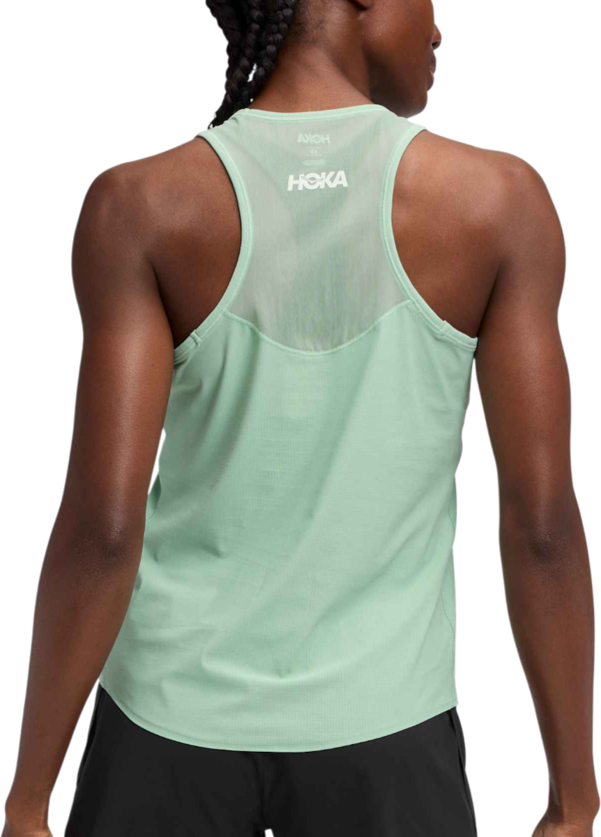 Tielko Hoka One One Performance Tank Top Airolite Tank 2.0 Zelené | 1175773-jade, 1