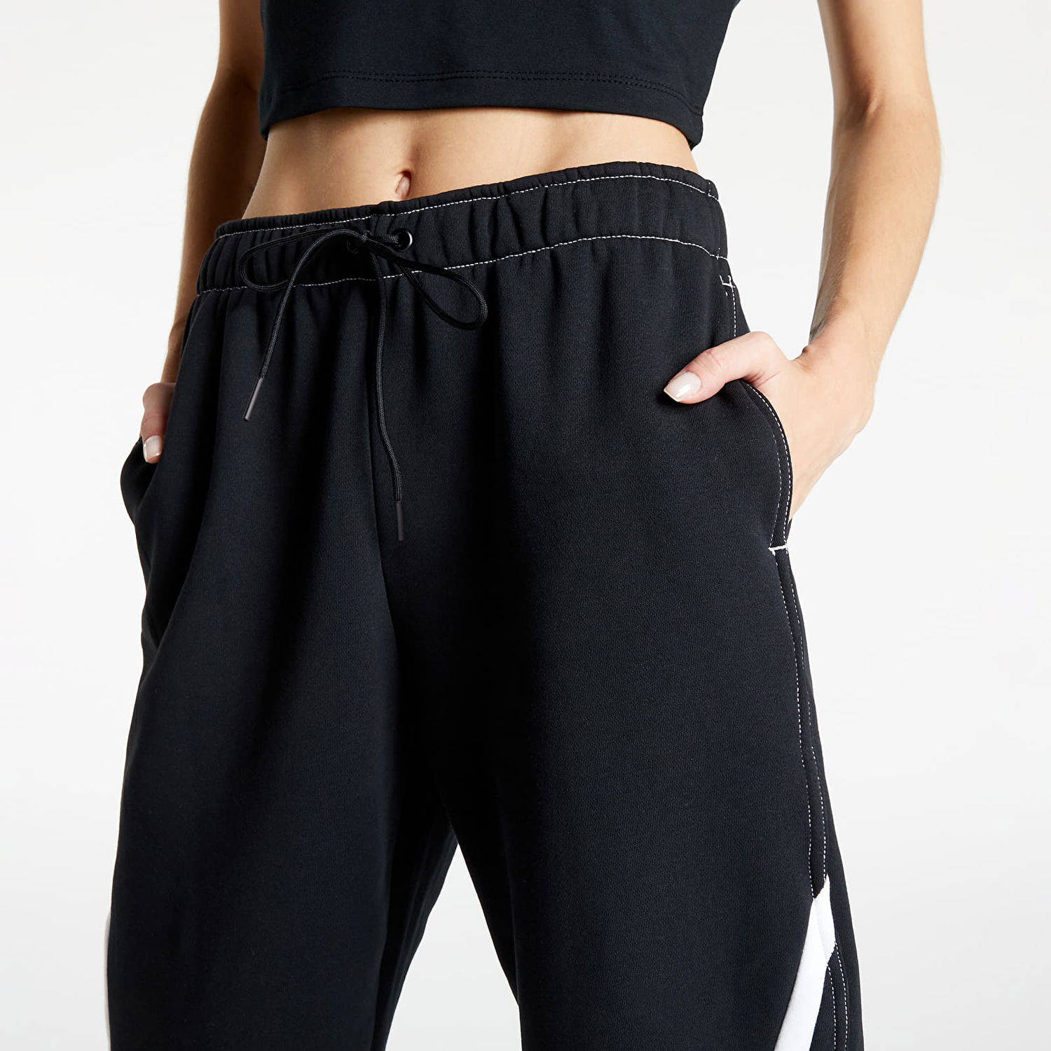 Tepláky Nike Sportswear Swoosh Easy Fleece Jogger Čierna | DD5582-010, 1