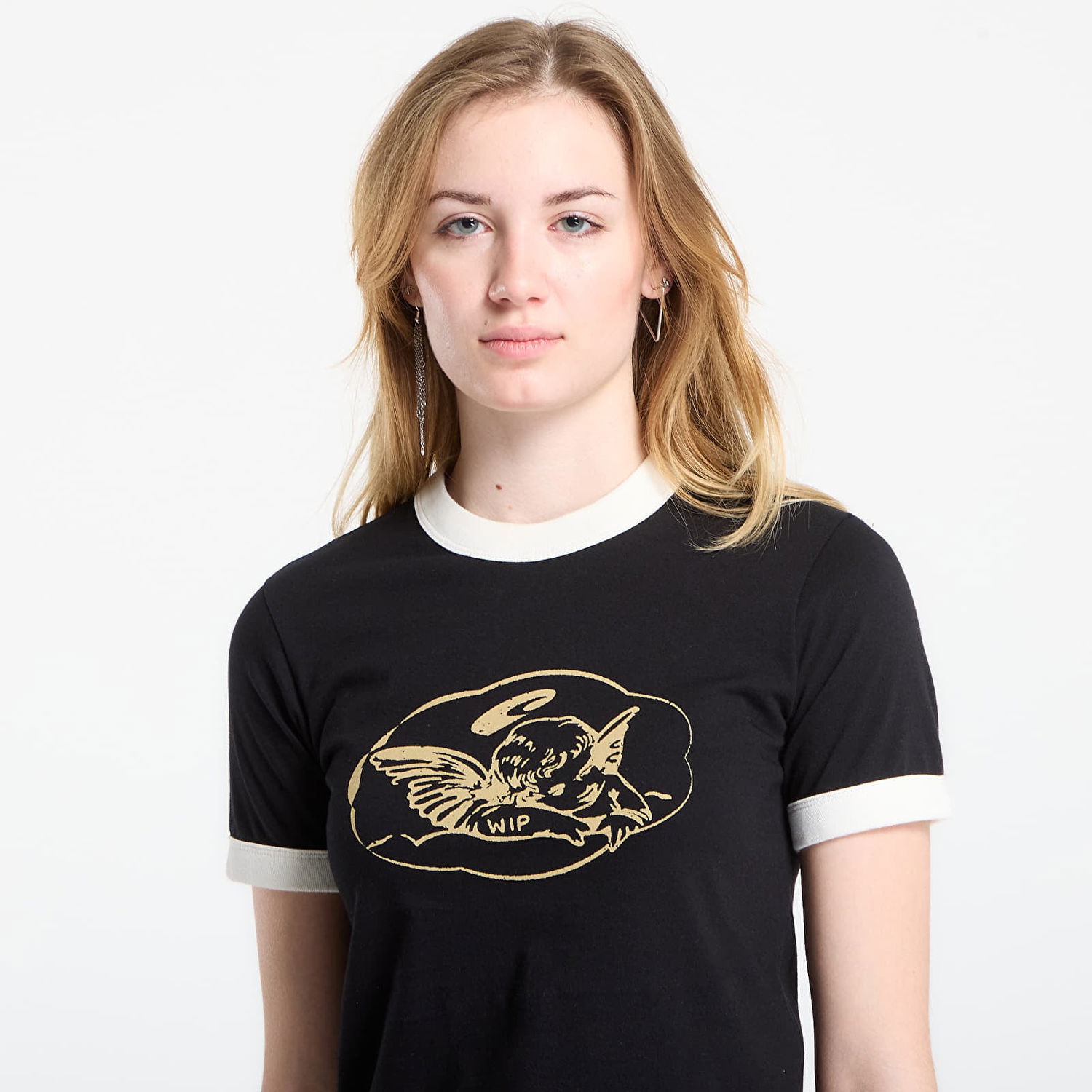 Tričko Carhartt WIP Short Sleeve Reminiscing Ringer T-Shirt Čierna | I036034.8960, 1