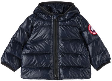 Prešívaná bunda Canada Goose Kids' Crofton Down Hooded Jacket Čierna | 5460B, 3