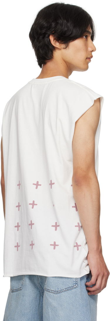 Tielko Ksubi Ksubi Paradiso Cut Off Tank Top Biela | MPF25TA002, 2