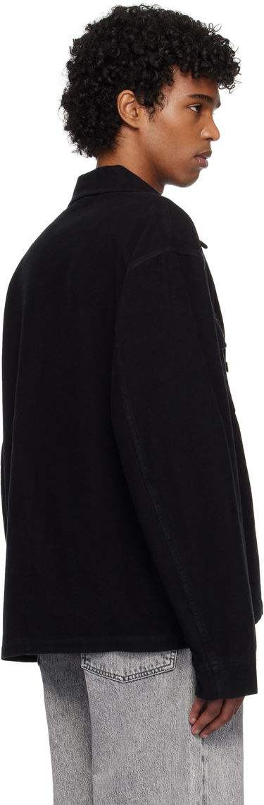 Bunda OUR LEGACY Evening Overshirt Black Brushed Cotton Čierna | M4201EBBC, 2