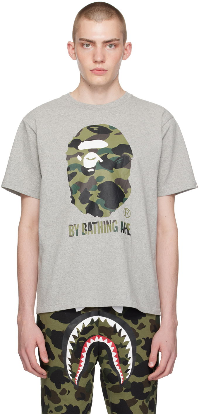 Tričko BAPE 1st Camo T-Shirt Šedá | 001TEK301009M, 0