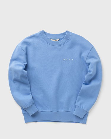 Sveter ØLÅF Olaf Spiral Face Crewneck Sweatshirt Modrá | W200201-SUMMER-SKY, 2