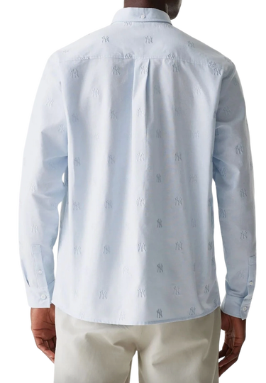 Košeľa New Era New Era MLB New York Yankees Monogram Shirt Modrá | 60667823-60667823, 1