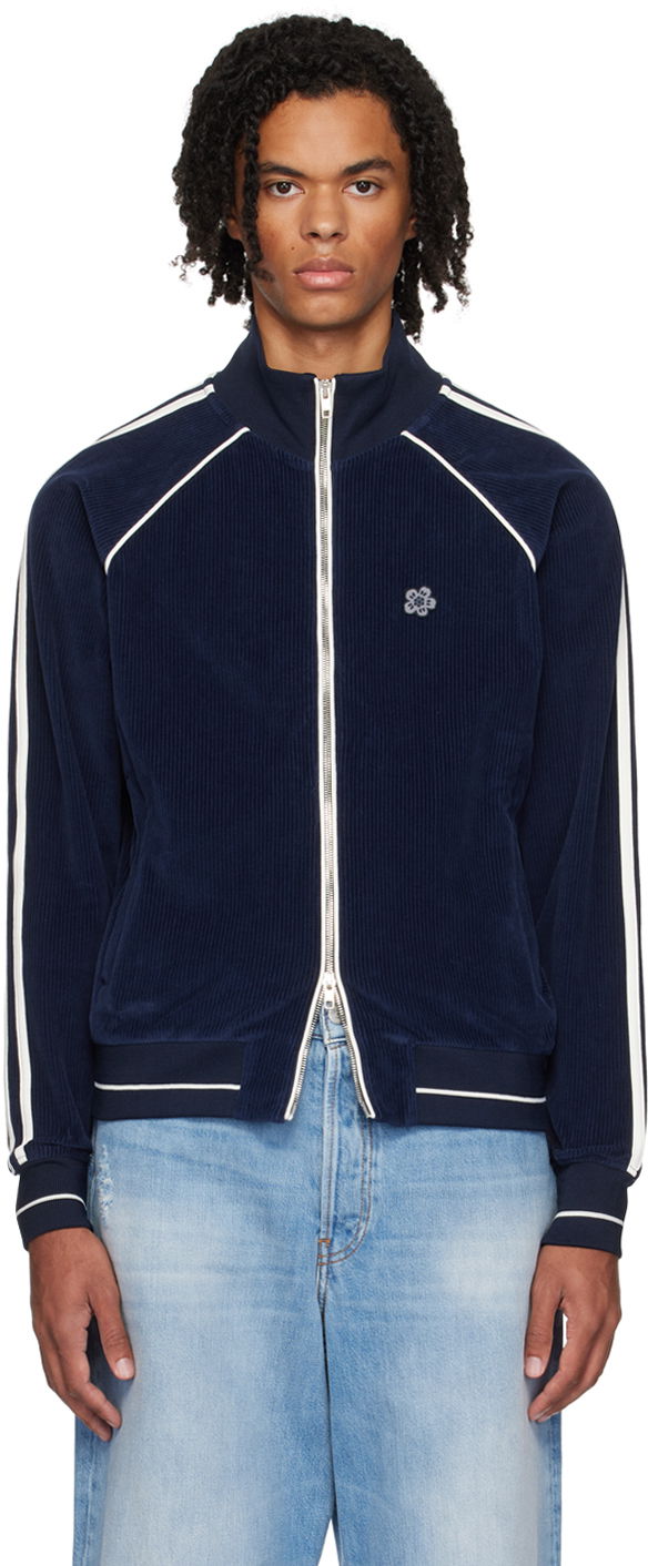 Bunda KENZO Blue Paris 'Boke Flower' Track Jacket Navy | FE65SW2024VD