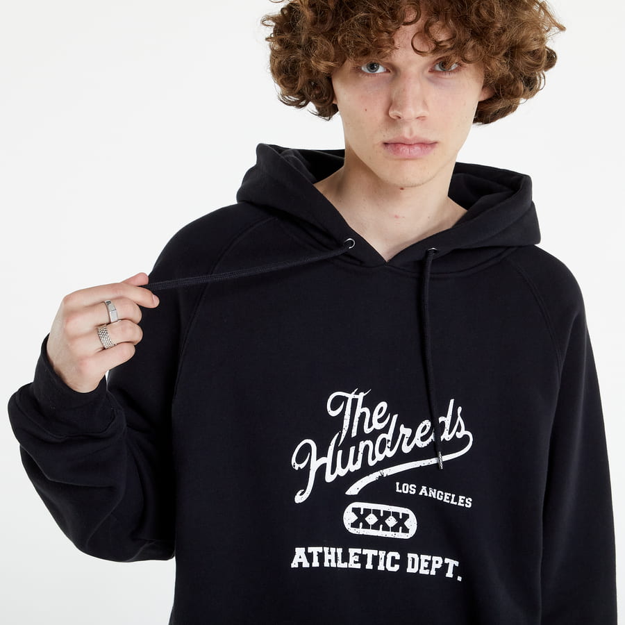 Mikina THE HUNDREDS Athletica Pullover Hoodie Čierna | T22P202010, 1