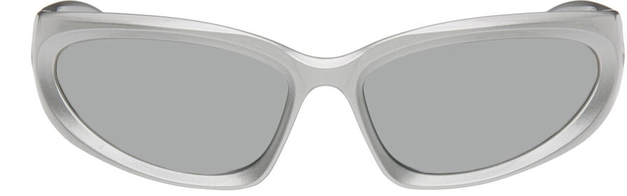 Slnečné okuliare Balenciaga Silver Swift Metalická | BB0157S, 0