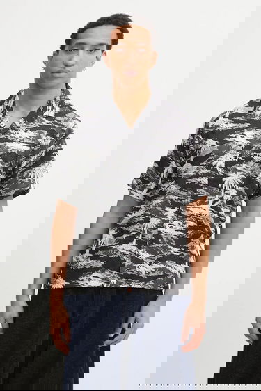 Košeľa BAPE Palm Tree Camo Open Collar Regular Shirt Rôznofarebný | 1L30132306, 0