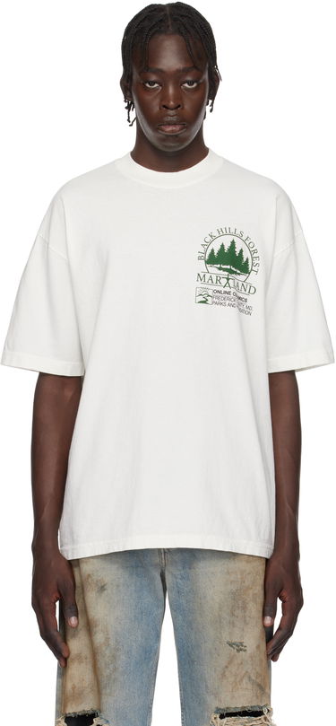 Tričko Online Ceramics Online Ceramics The Blair Witch 'Black Hills Forest Map' T-Shirt Biela | Black Hills Forest Map Tee, 0