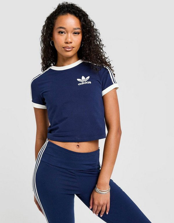 Tričko adidas Originals 3-Stripes Slim Tee Navy | KD4276, 1