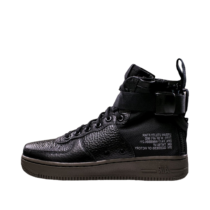 Tenisky a topánky Nike SF Air Force 1 Mid Black Dark Hazel W Čierna | AA3966-003