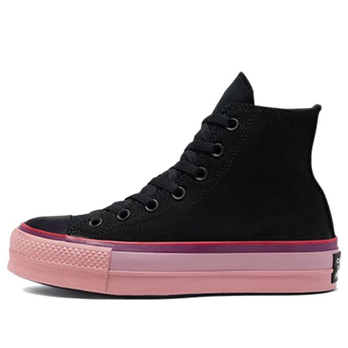Tenisky a topánky Converse OPI x  All Star Platform High Čierna | 566556C