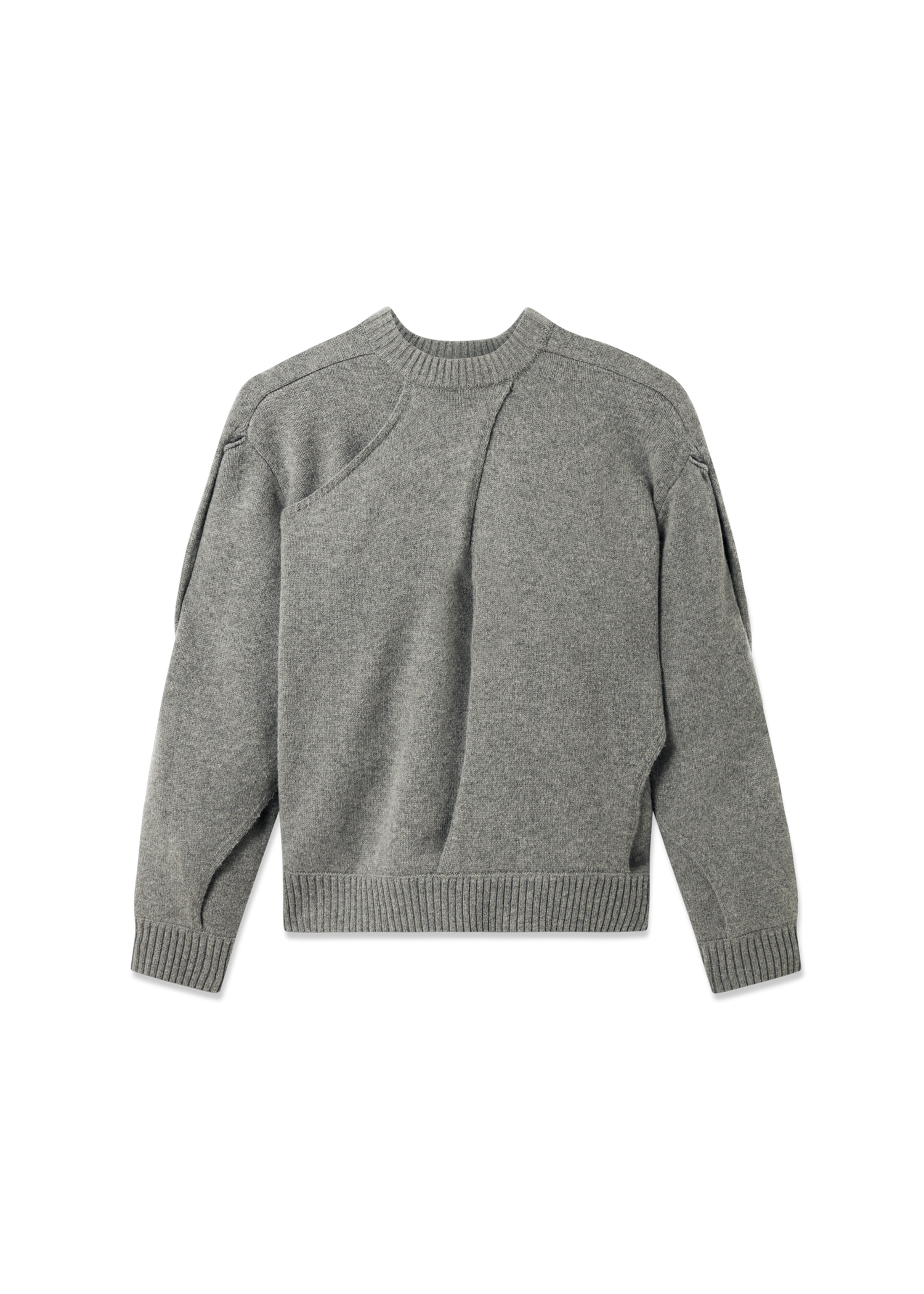 Sveter AXEL ARIGATO Paneled Knit Sweater Šedá | A3401001, 0