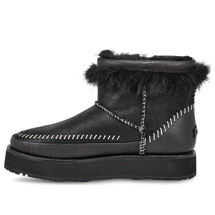 Tenisky a topánky UGG Fluff Punk Fleece Lined Boots Čierna | 1102950-BLK