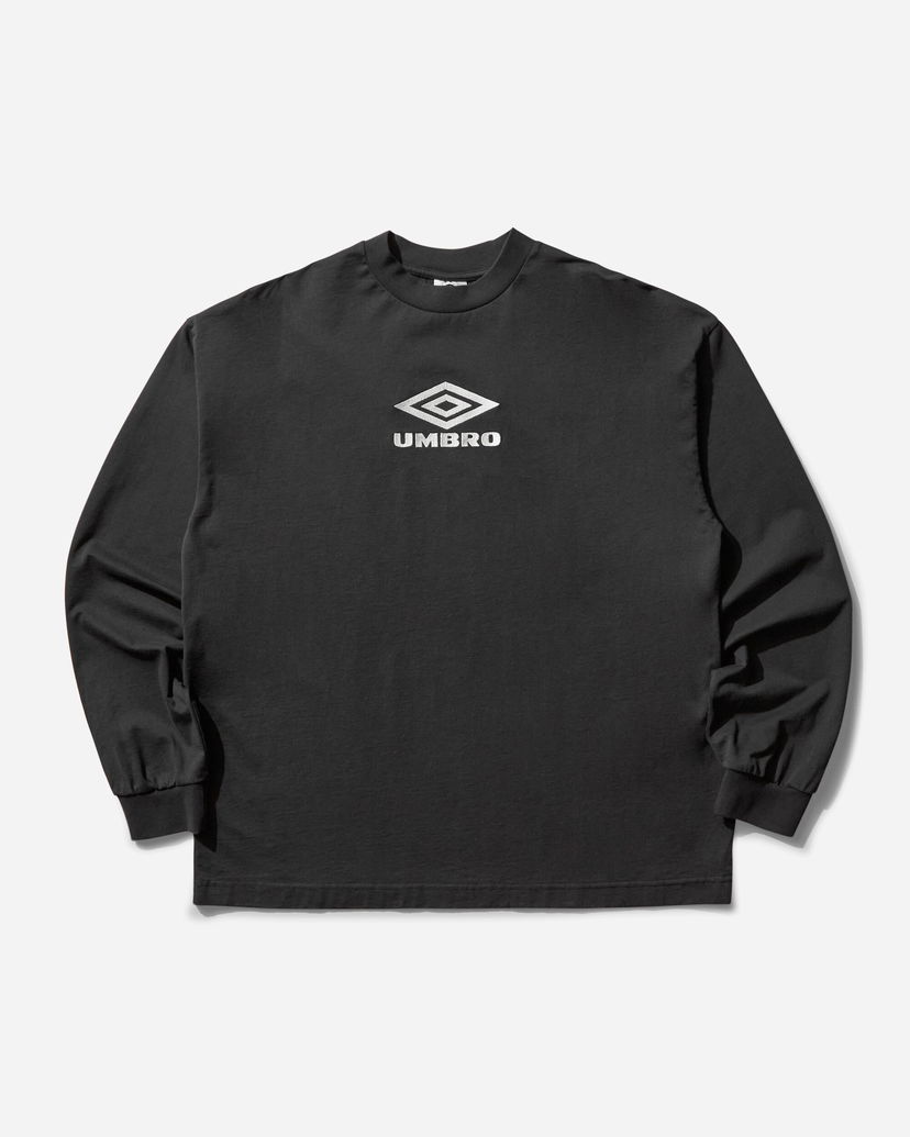 Tričko Umbro OG Logo Longsleeve T-Shirt Čierna | UBMW0237JY54 BLK0052