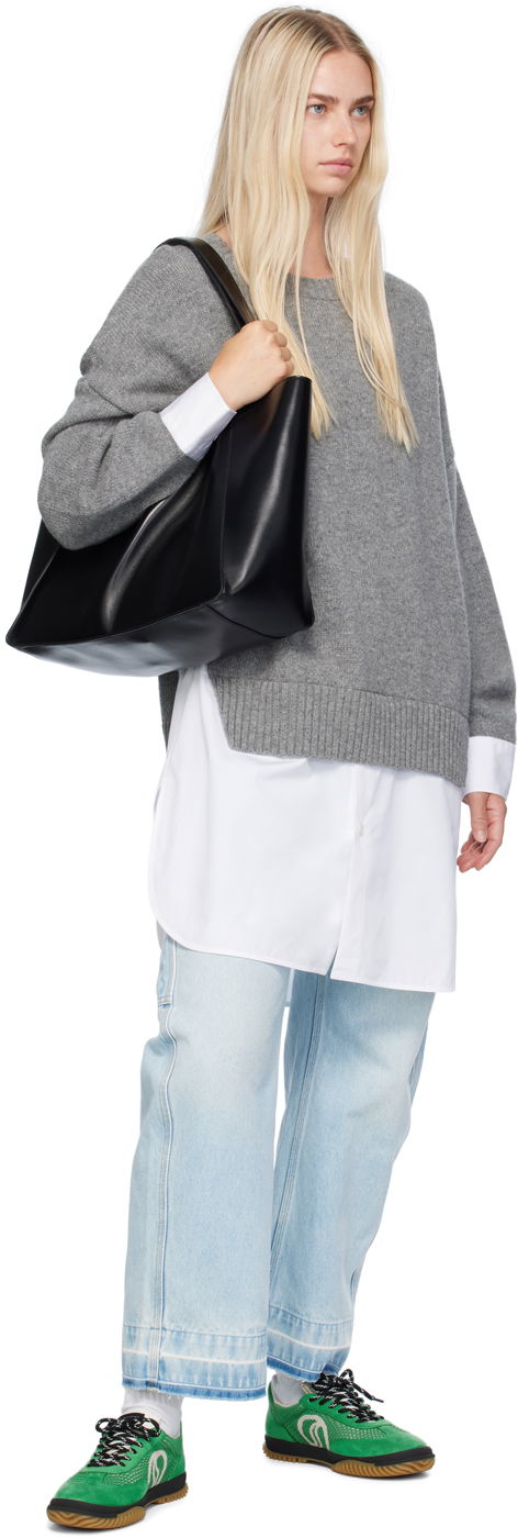 Stella McCartney Wide-Leg Mid-Rise Jeans