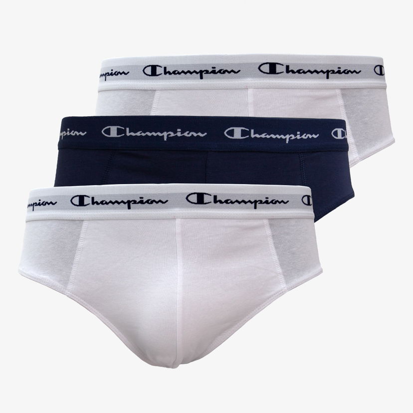 Spodná bielizeň a ponožky Champion Underwear Brief 3-Pack Biela | CHA201M091-10