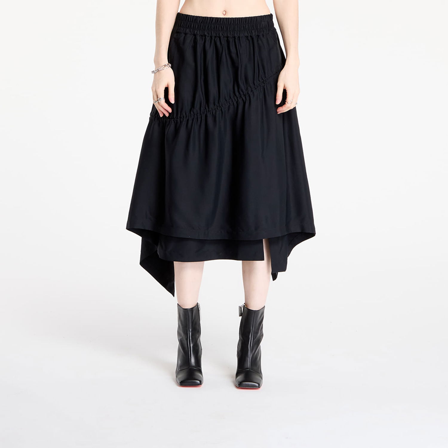 Sukňa Y-3 Y-3 Twill Skirt Čierna | JX4753, 0